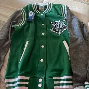 Green Harry Potter Slytherin Jersey Bomber